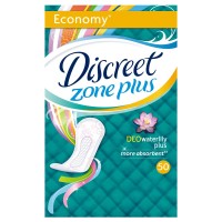 Ежедневные гигиенические прокладки Discreet Deo Water Lilly Plus, 50 шт